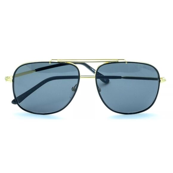 Tom Ford Benton TF0693 Aviator Sunglasses/Case in Black NWT $495 - Picture 8 of 13